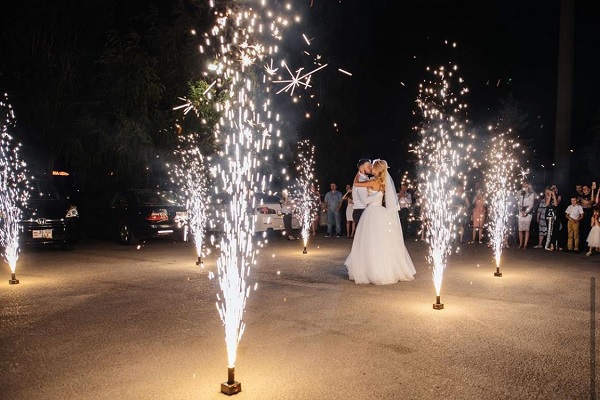 Пирофонтаны и вертушки